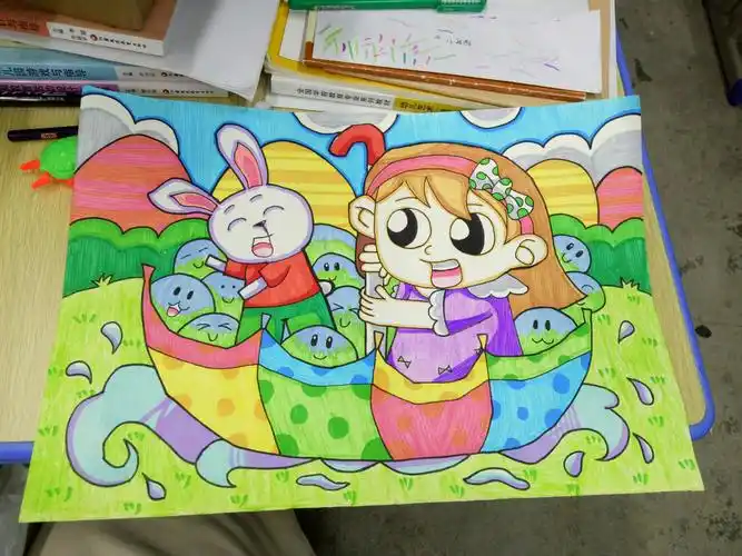 场景画简笔画彩色大全场景画简笔画图片大全