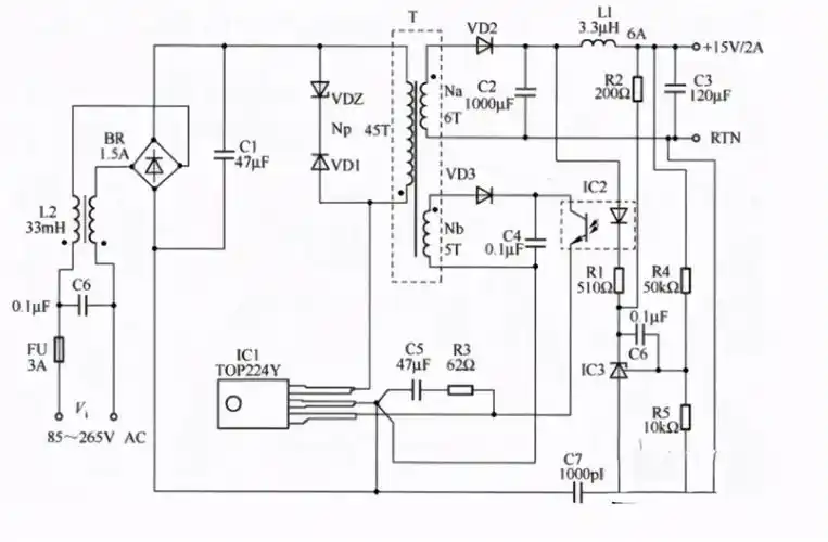 6条原因解释,24v开关电源电路的工作原理