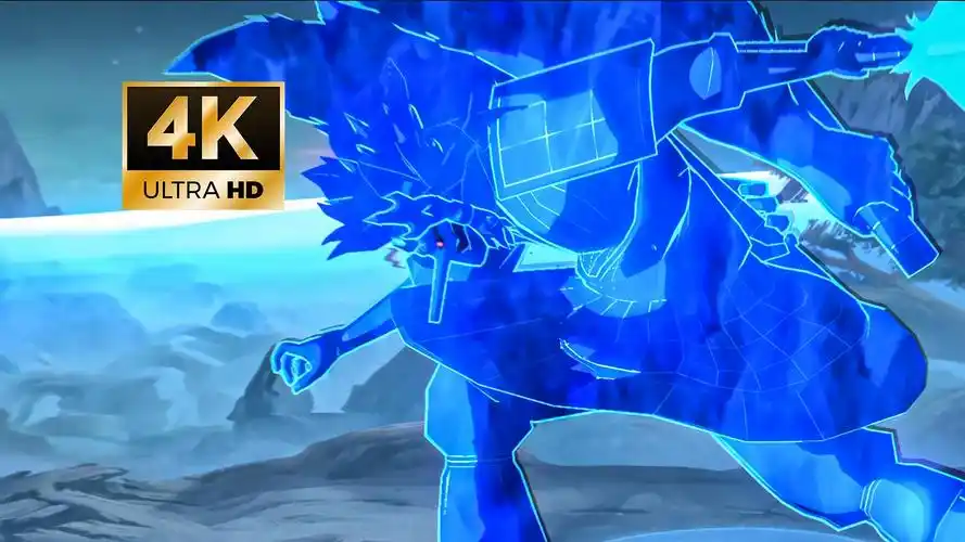 4k宇智波斑「秽土转生61解」完全体须佐能乎61拔刀斩 近距离慢