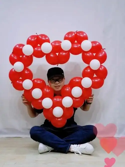 爱心气球教程