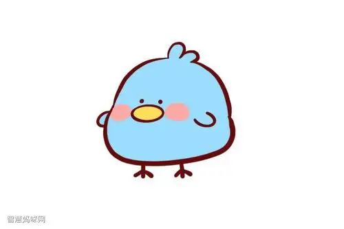 可爱的小鸡简笔画教程