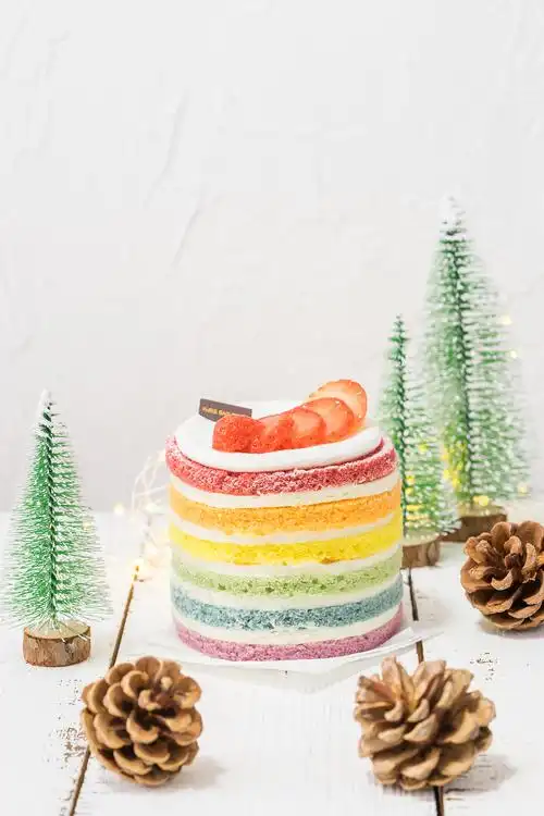 彩虹蛋糕拍摄练习