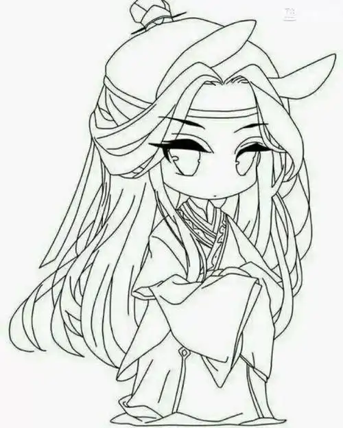 你最想要的魔道祖师线稿来啦