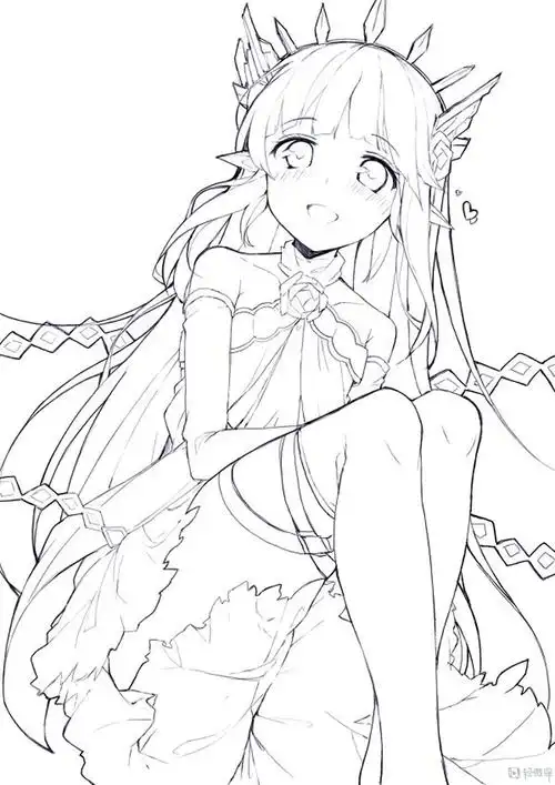 作业:从零开始学电脑绘画之板绘线稿的画法练习 - yomi - 轻微课