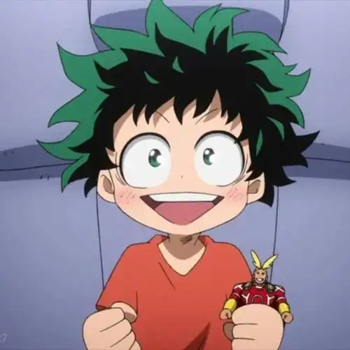 动漫头像壁纸,绿谷出久;日本漫画《我的英雄学院》及其衍生作品中的男