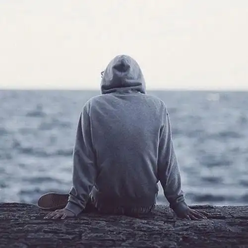 男生头像 唯美 意境 背影 大海 爱穿卫衣的男生 高清「感谢我不可以