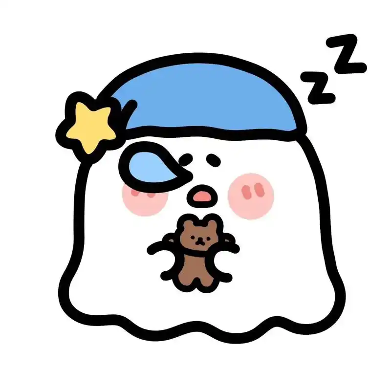 插画分享万圣节99可爱鬼头像 万圣节捕捉小幽灵头像 1.捣蛋鬼 2.