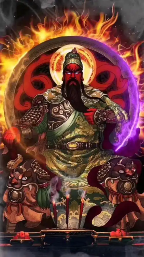 霸气关公动态壁纸_高清竖屏视频下载-火萤壁纸