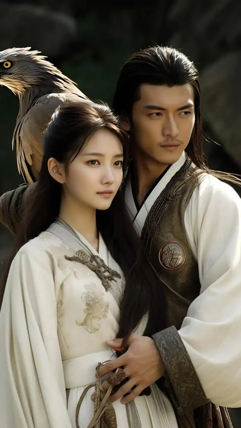 ai绘画:小龙女.个人原创,描绘词:金庸的小说《神雕侠侣》, - 抖音