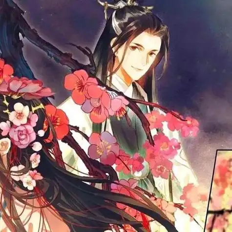 高清情头古风一男一女古风情侣头像一对