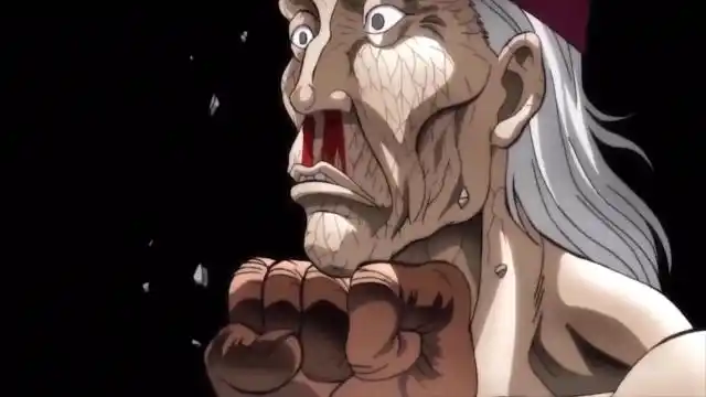 你小子就是刃牙敢不敢跟我比划比划,让你见识一下什么叫真正的黑手!