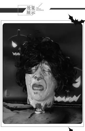 万圣节用品鬼屋密室逃脱屋仿真人头影视恐怖断头创意整蛊道具批发