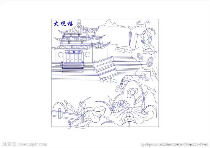 昆明大观楼夜景(路径未合闭)图片