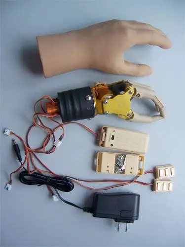 供应前臂二自由度肌电控制假肢