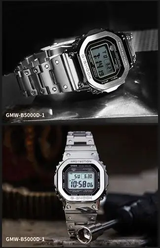 卡西欧(casio)手表男gmw-b5000小方块g-shock时尚潮流复古运动石英