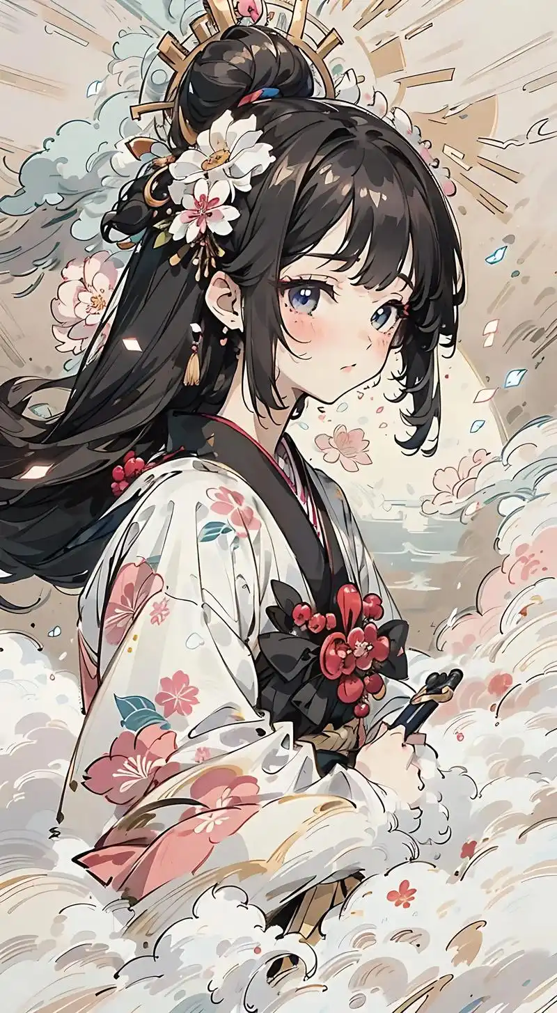 萌妹.古风萌娃 #ai绘画  #可爱的女生头像  #动漫头像 - 抖音