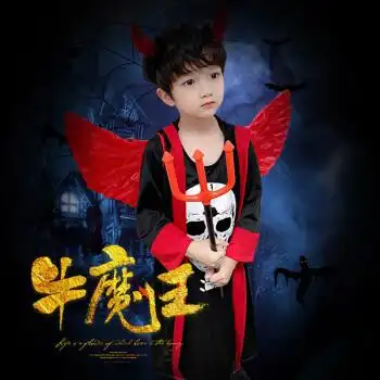 cos吸血鬼装扮服幼儿园宝宝小恶魔演出表演服 吸血鬼衣服【无配饰】