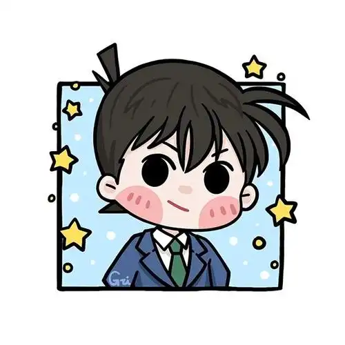 96萌小g爱涂鸦 《名侦探柯南》q版头像无水印