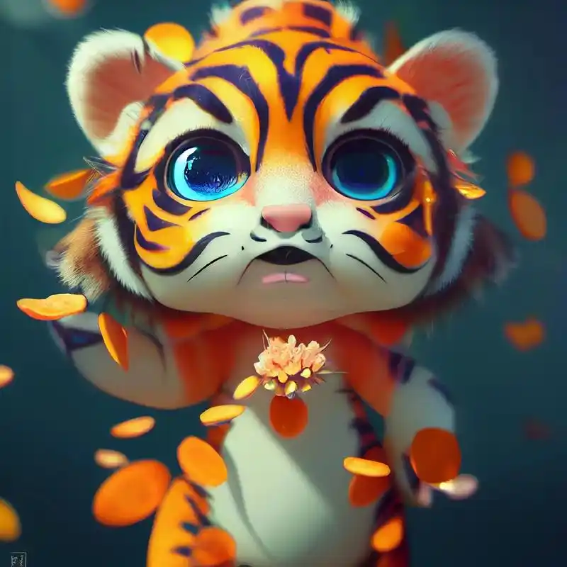 小小老虎头像.超萌超可爱的小老虎头像,有喜欢的么!评论区留言 - 抖音