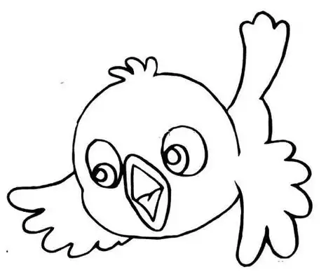 小鸟简笔画图片大全小鸟简笔画可爱简单画法