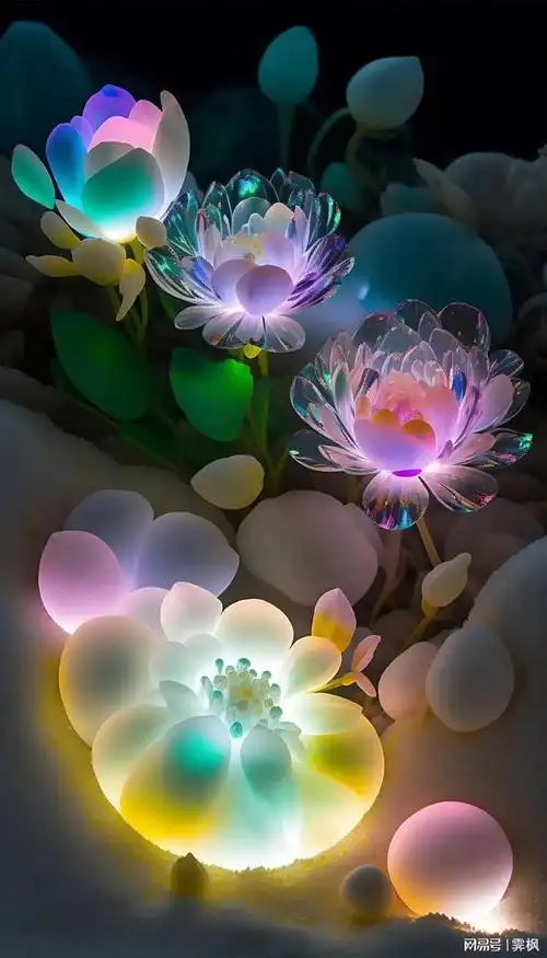 夜光之花壁纸,如此微弱的光芒抵得过黑夜的覆没吗_网易订阅