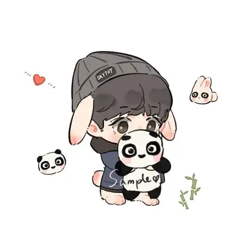 肖战卡通头像与动图