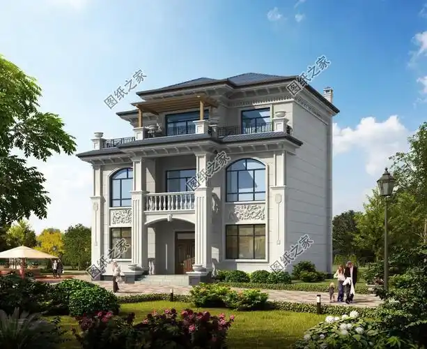 三层农村自建房设计高大贵气的象征十分有气势