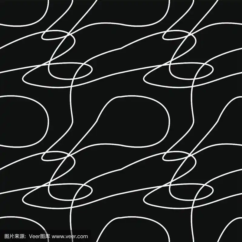 壁纸,四方连续纹样,黑白图片,抽象,华丽的