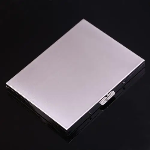 不锈钢烟盒超薄 个性自动金属烟具 创意香 烟盒8支装男士烟夹