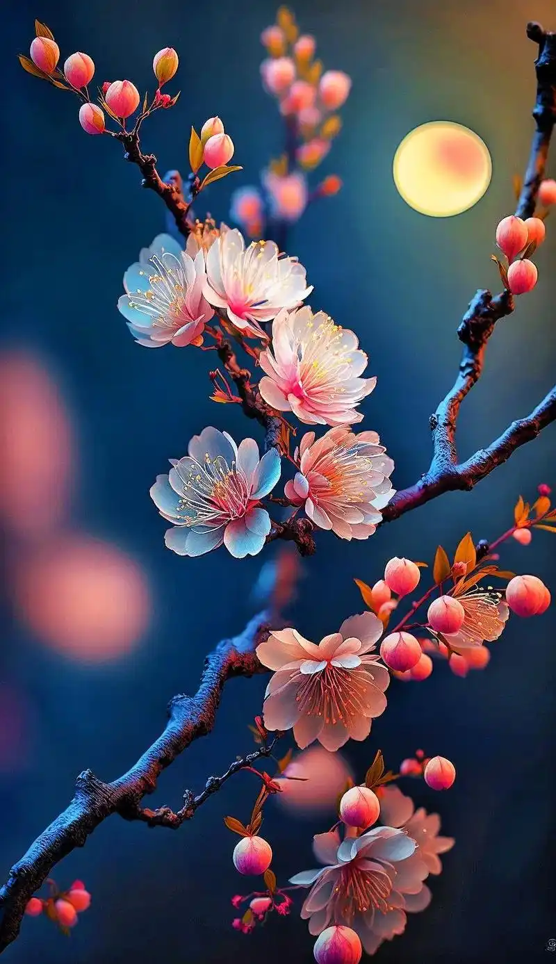 谁念桃花,累世情缘,开一朵在心上 - 抖音