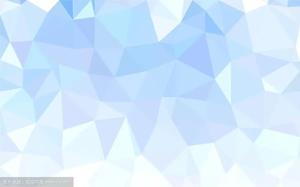 多边形浅蓝色渐变背景