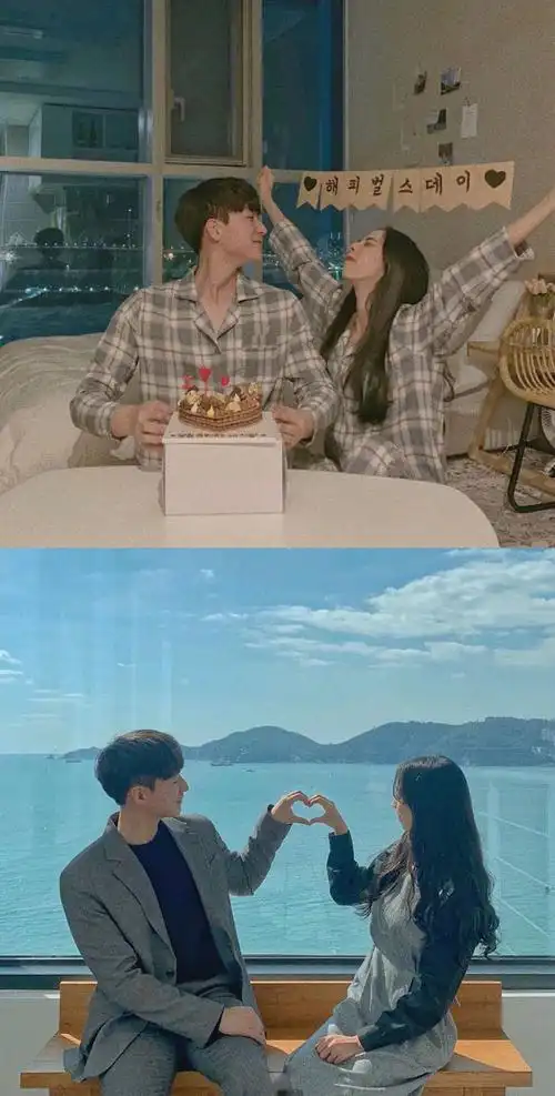 情侣合照姿势get.