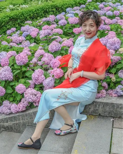 世纪公园旗袍秀人像照习作 - 美篇