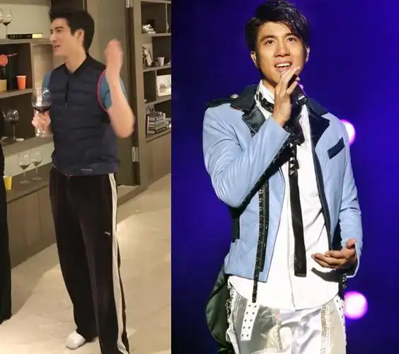 "大胡子"王力宏拜访方文山!穿衣破旧络腮胡显邋遢,霍建华呆萌