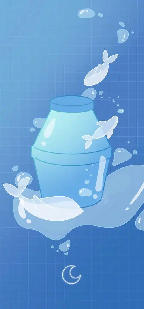 少女心梦幻手绘手机壁纸