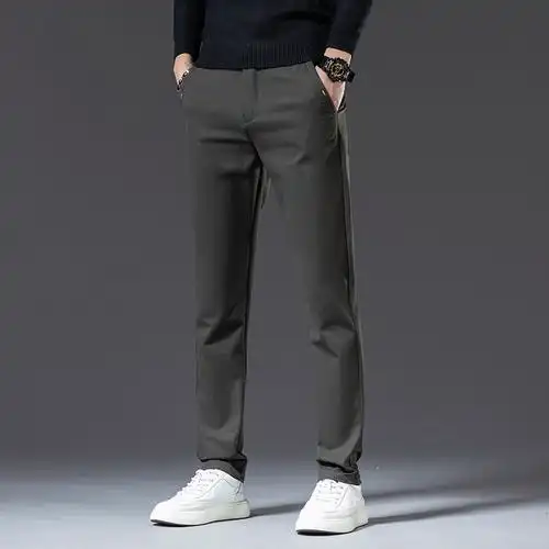 金盾kindon裤子男春夏款男士休闲裤青年百搭裤男外穿夏季修身直筒男裤