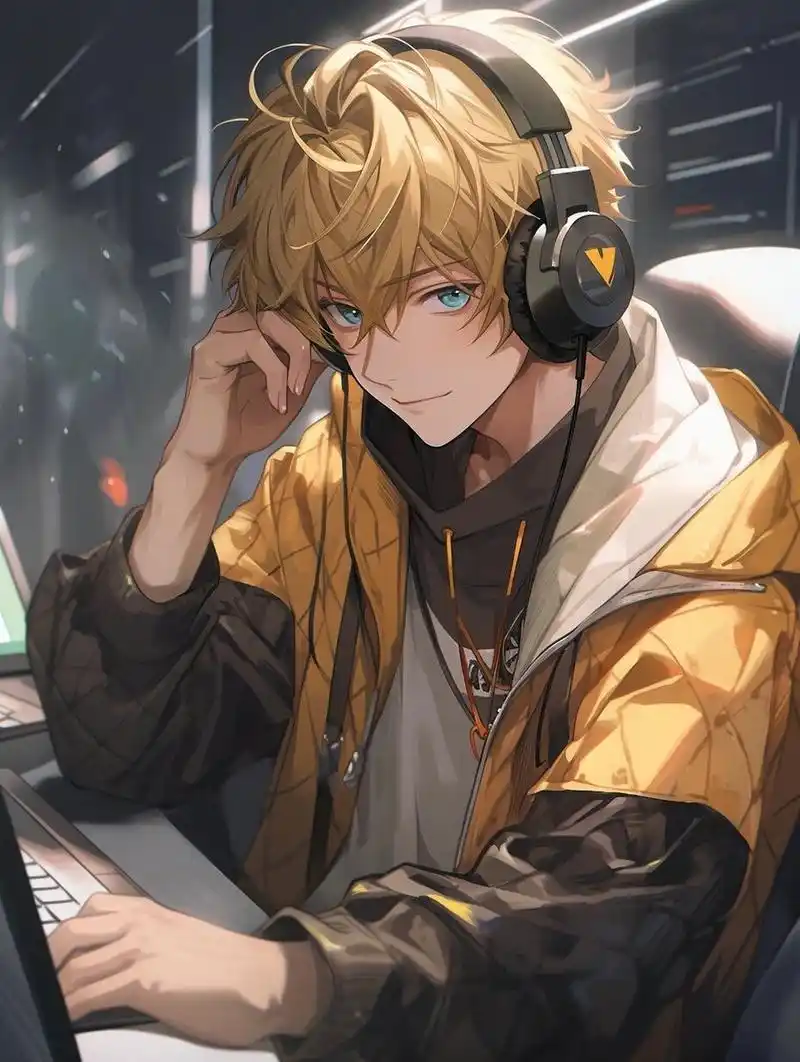 带你上分 | 动漫男生头像壁纸插画素材 #男生头像# #动漫帅哥# #电竞