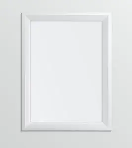sku图片尺寸在白色的背景下,设计 a4 尺寸的空白色框架照片