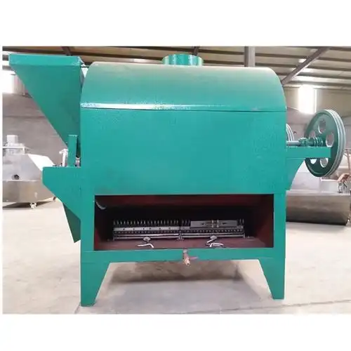 螺旋榨油机炒锅,液压榨油机滚筒电加热炒锅,多功能榨油机平底炒锅图片