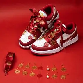 官网aj婚鞋新娘鞋正品旗舰店莆田女鞋dunk红色情侣结婚鞋aj1低帮