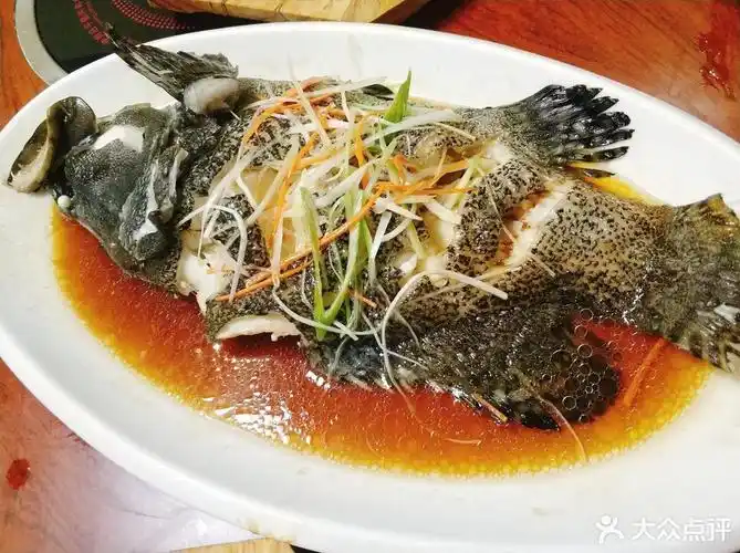 清蒸包公鱼图片