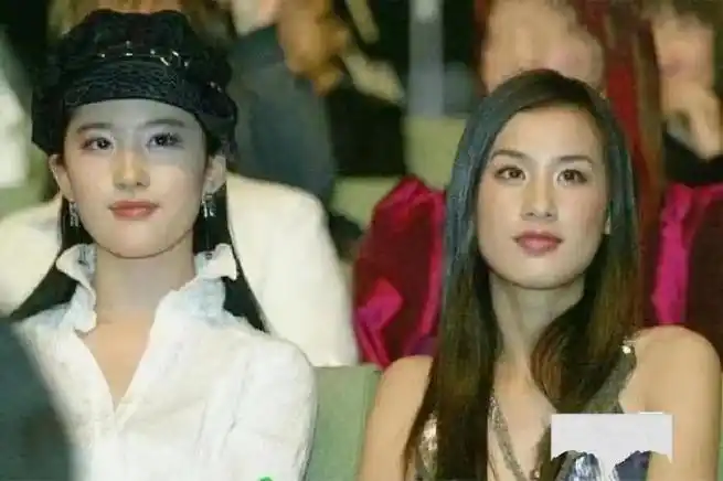 黄圣依刘亦菲同框照片,之前被说长得像的两个人