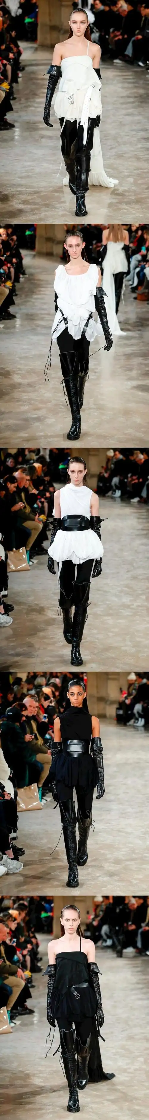 s# s s s | 这季运用了大量的皮革,以黑色为主的ann,长皮靴加皮手套