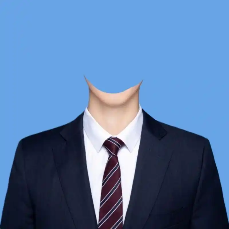 来一组男生露肩证件照正装模板考研秋招必备 配合我前面的醒图换装