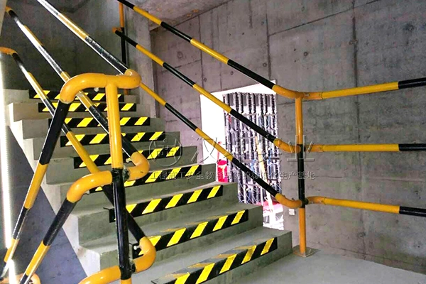 江苏工地楼梯防护栏 楼梯口防护栏杆-安全体验馆,质量样板区,vr安全