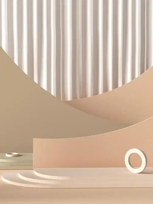 电商淘宝立体c4d海报背景3d洗护美妆