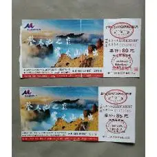 门票两张-长白山-2013年票