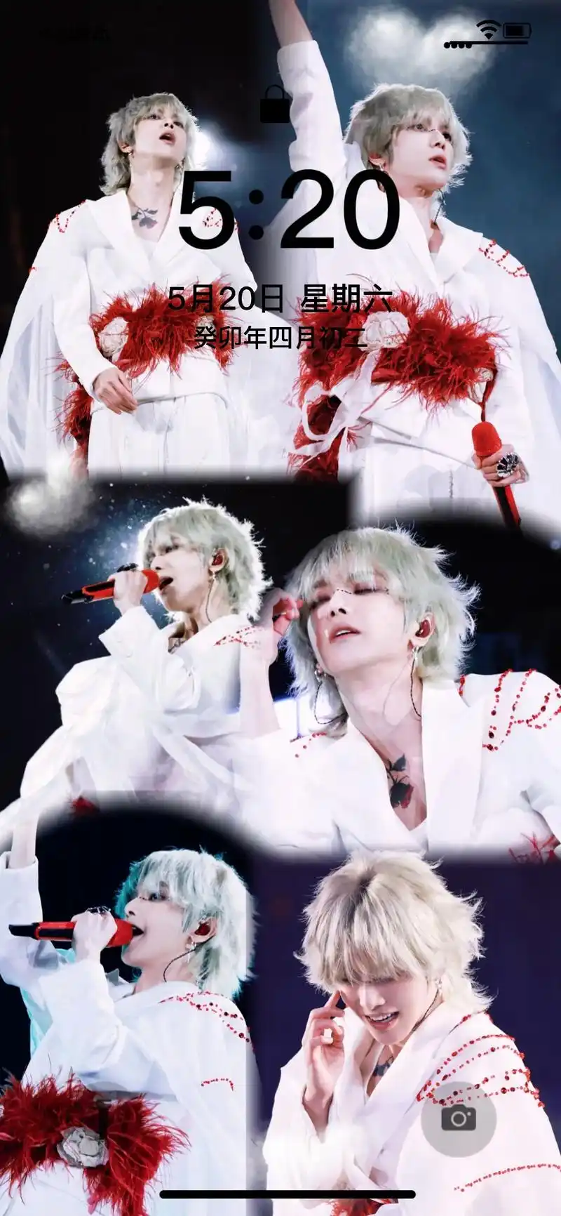 华晨宇壁纸第二波.日出东方落于西,朝思暮想念于你,走一起去看