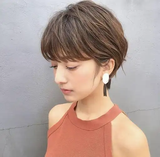 小清新日系短发齐耳,短发图片,发型图片