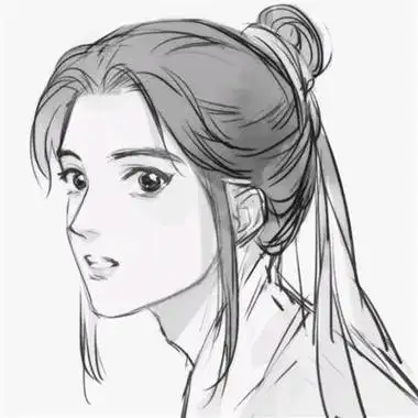 简笔画素描古风男生动漫图片古风人物简笔画清新脱俗的男子古风男生